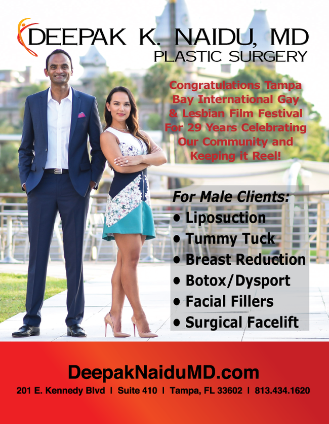Dr Naidu Plastic Surgeon Tampa FL Full Page Ad