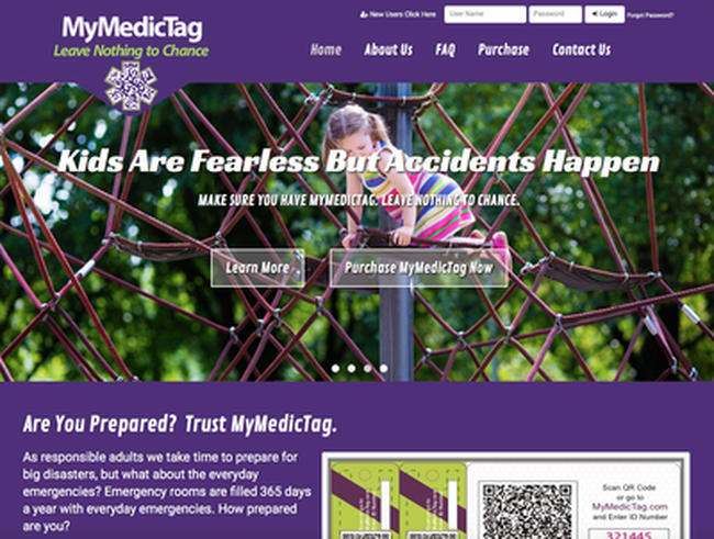My Medic Tag Website Design and Website Development in Tampa FL
